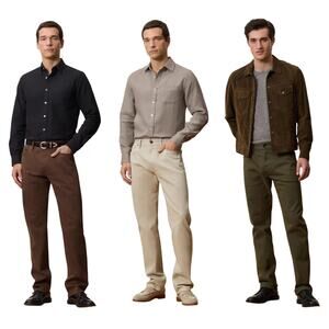 Todd Snyder Set Bundle 3 Pairs Stretch 5 Pocket Chicos Pants Green Brown Ecru 35